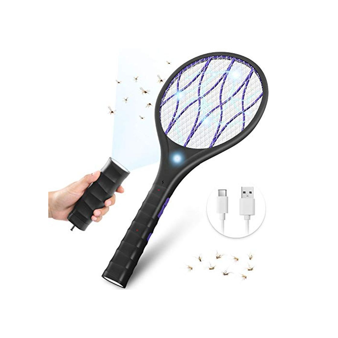 Producto YISSVIC Raqueta Mosquitos Eléctrico