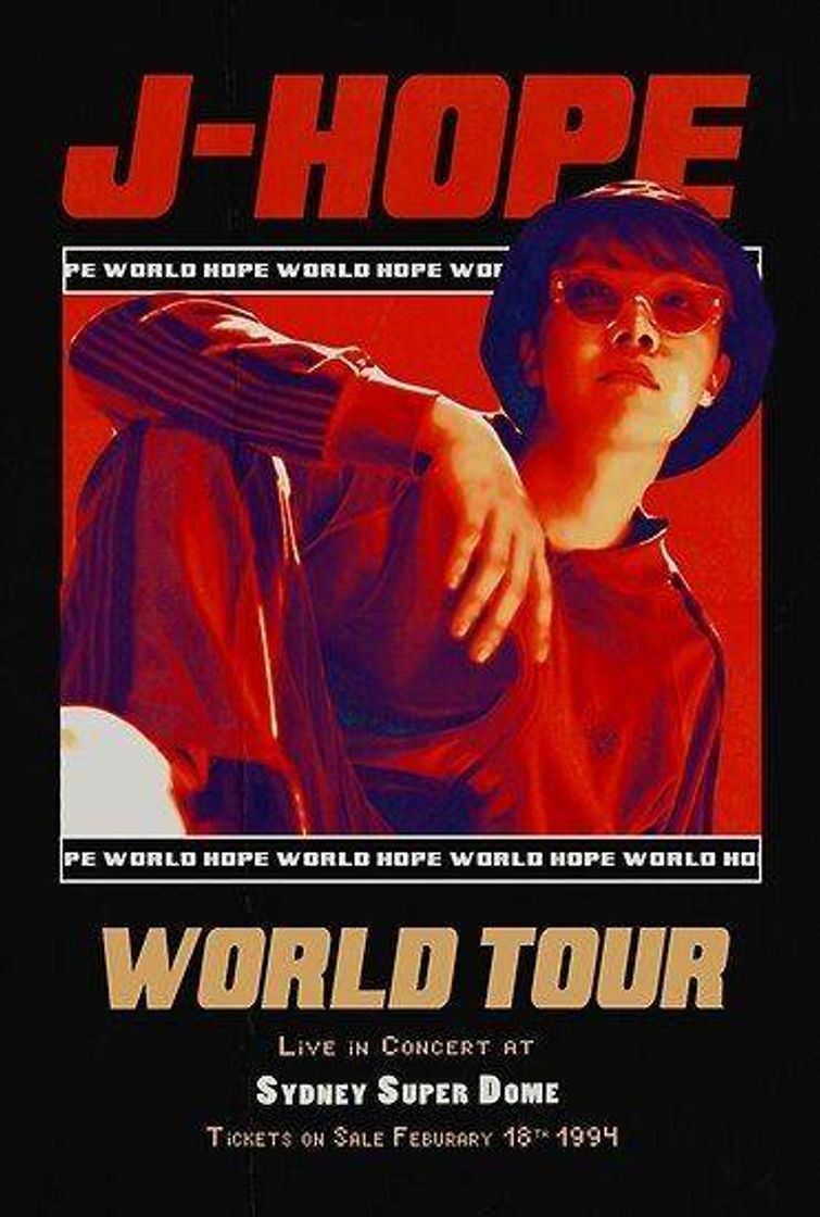 Moda HOPE WORLD Tour Poster 