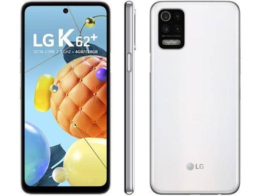 Smartphone LG K62+ 128GB Branco

