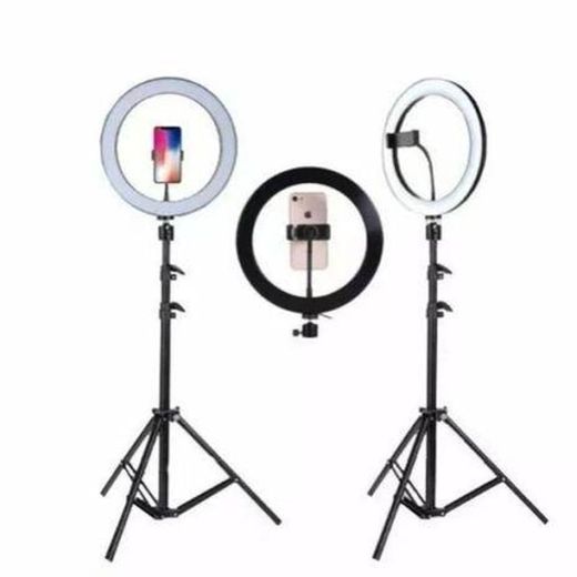 Kit Completo Ring Light C/ Tripé Dimmer

