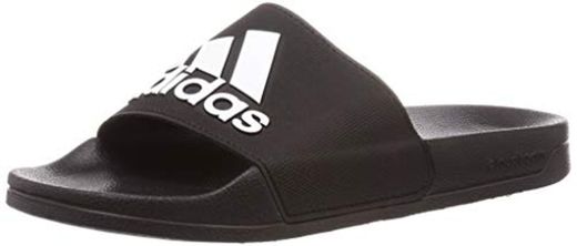 Adidas Adilette Shower - Zapatos de Playa y Piscina para Hombre, Negro,