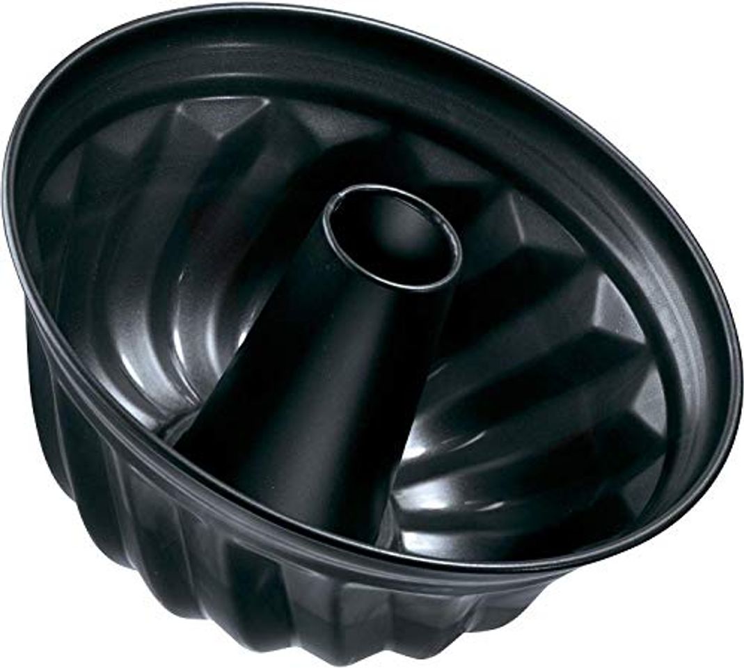 Home Zenker Black Metallic Molde Bundt. Acero con revestimiento antiadherente Teflon. Ø25x11