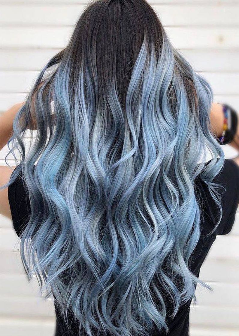 Fashion Cabelo azul ✨