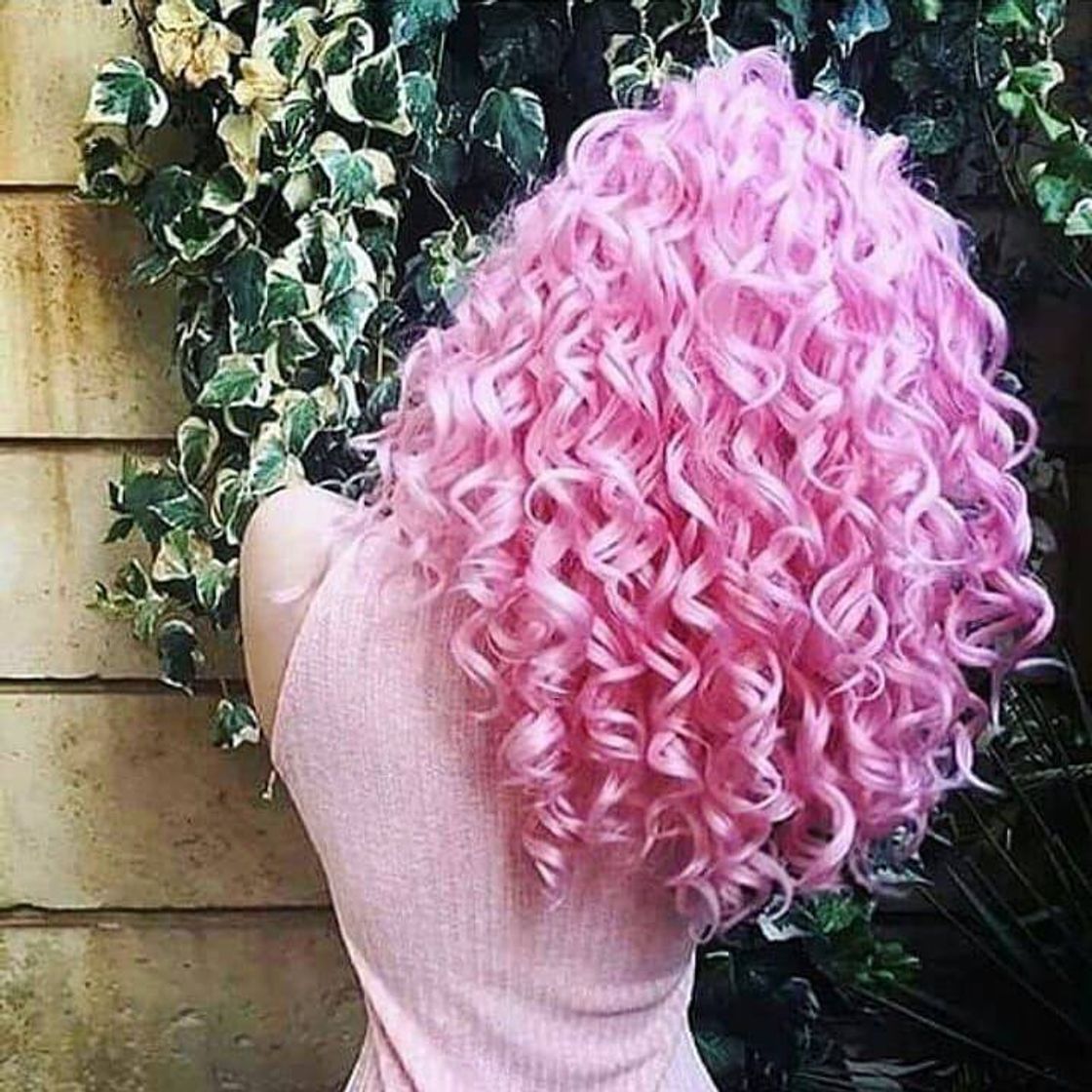 Fashion Cabelo algodão rosa ✨