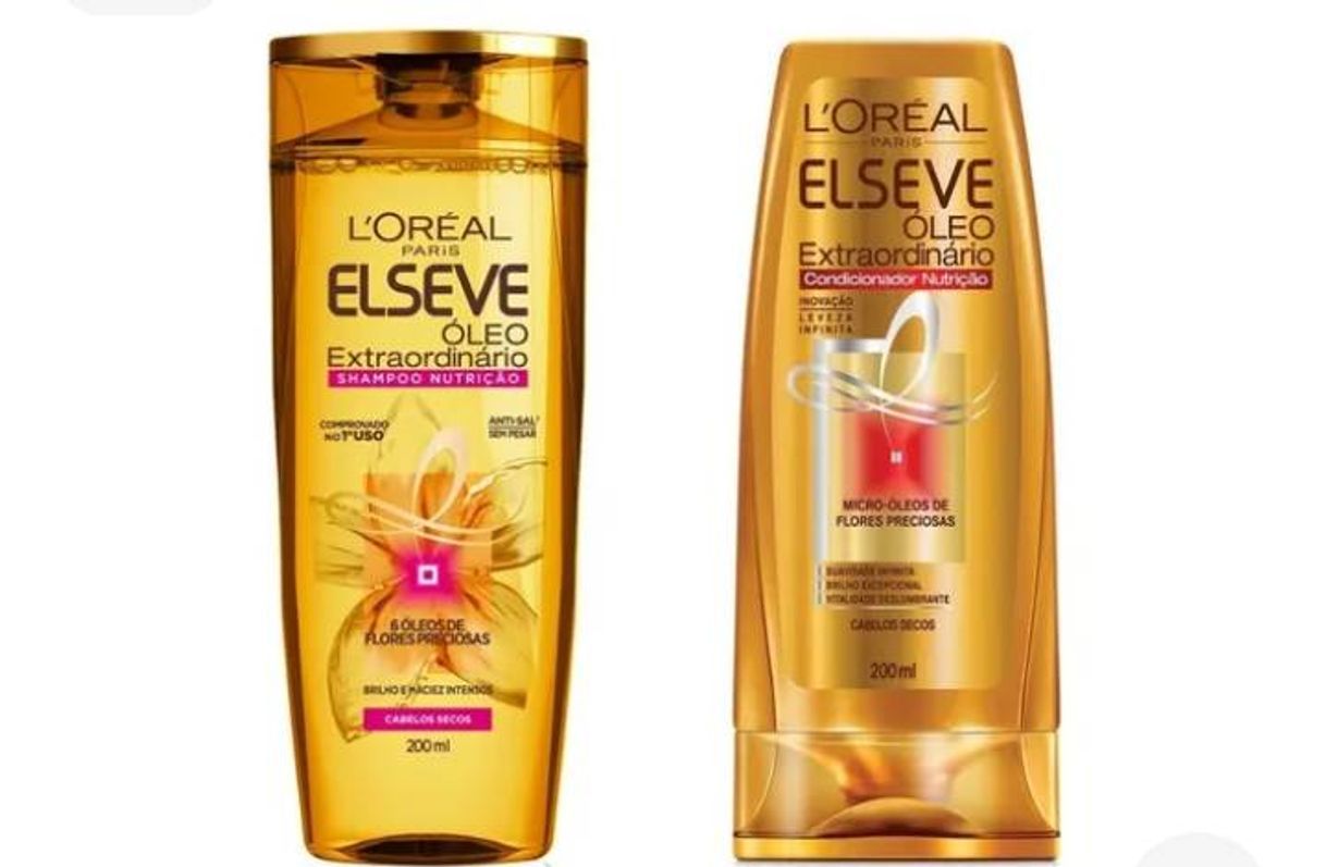 Fashion Shampoo e condicionador Óleo extraordinário Elseve.