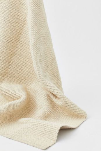 Alfombra texturizada con lana - Beige claro - HOME | H&M ES