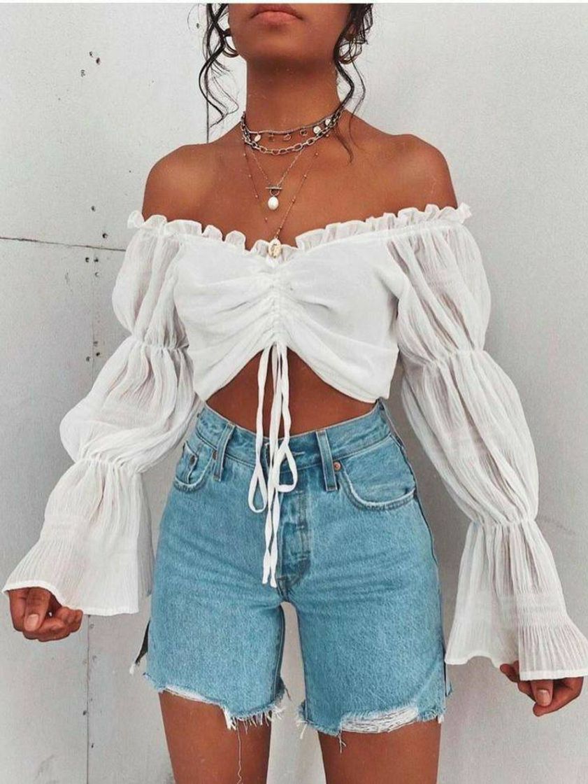 Fashion Look simples com Cropped 🤩