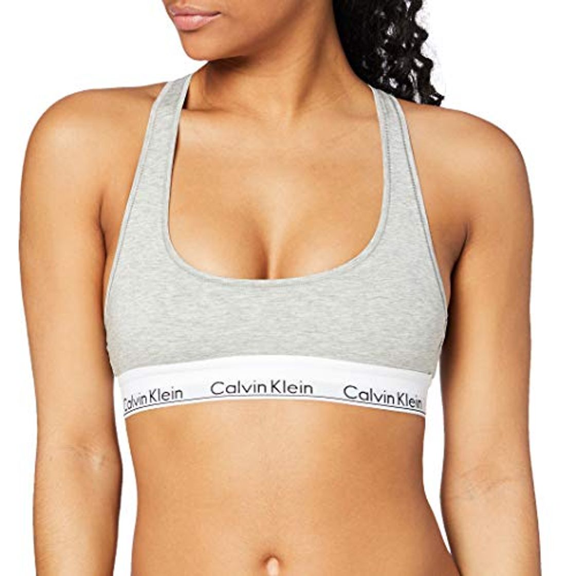 Social Calvin Klein 0000F3785E Sujetador, Gris