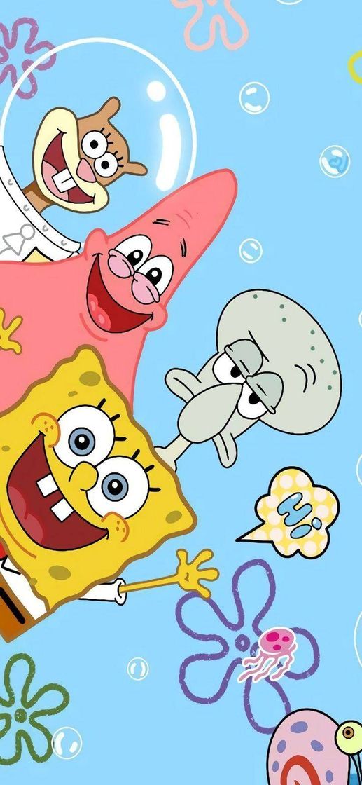 Fashion Wallpaper Bob esponja e seus amigos 