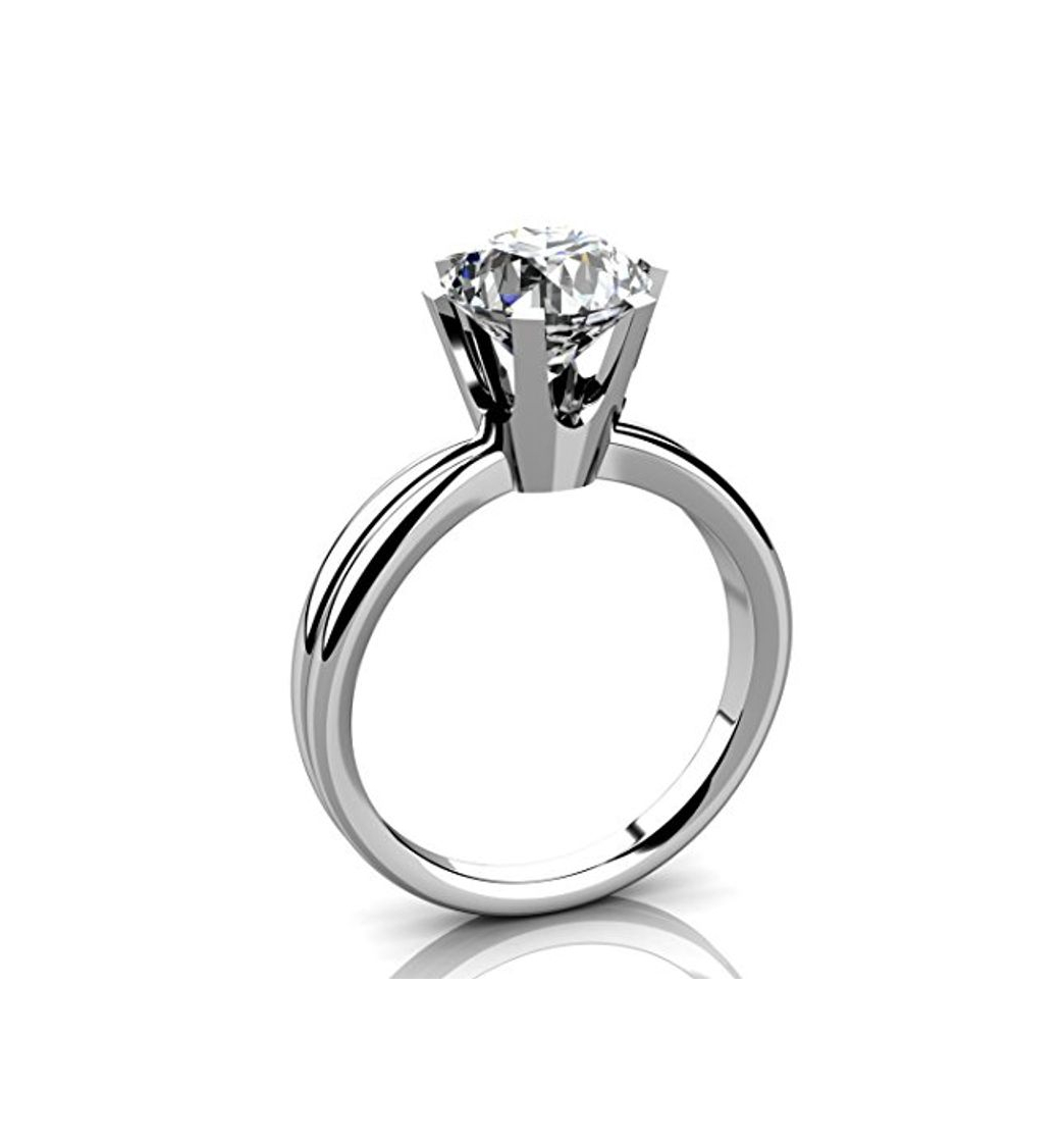 Social 5JOYAS Alucinante Anillo Solitario En Oro 18kt Y Diamante G-VS1 con Certificado