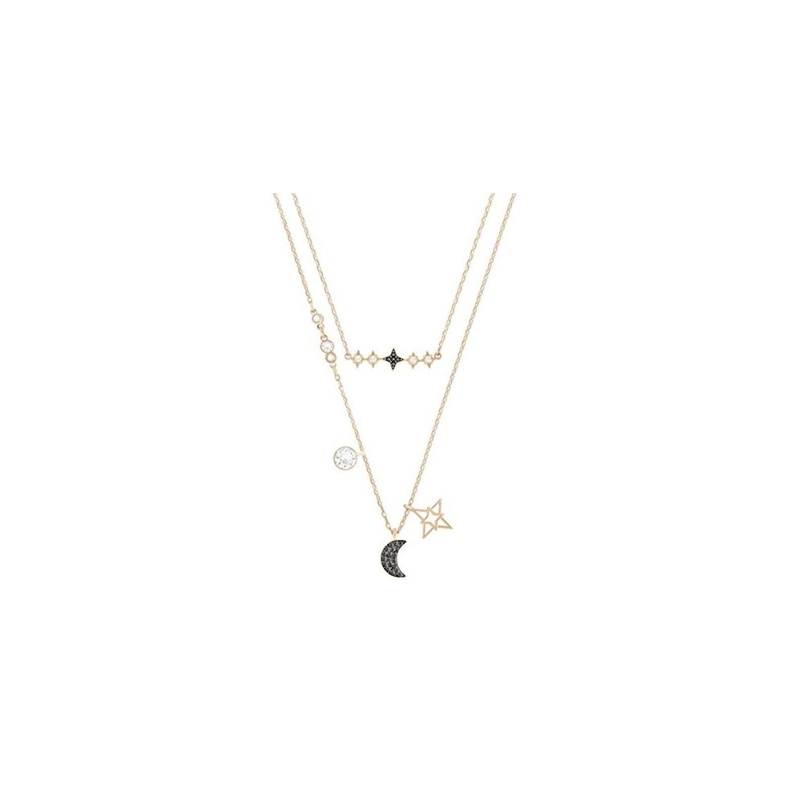 Social Swarovski Conjunto de Collares Symbolic Moon