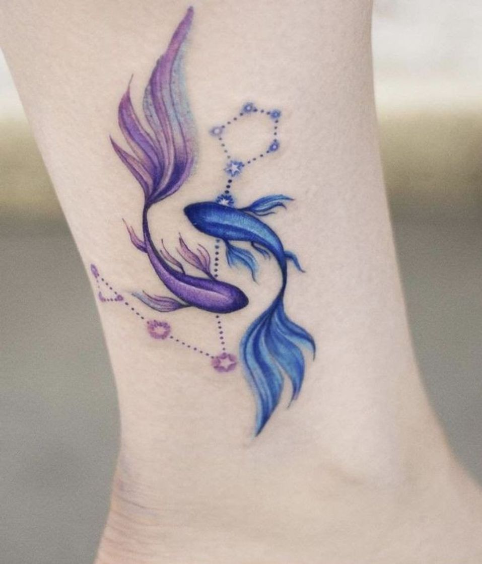 Fashion Fish zodiac tattoo