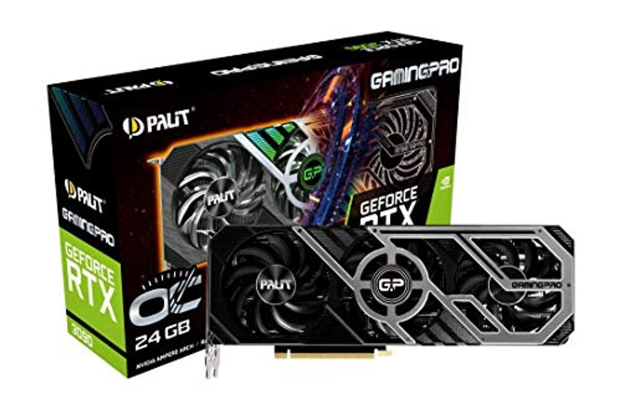 Social Palit GeForce RTX 3090 GamingPro OC Tarjeta gráfica GDDR6X de 24 GB