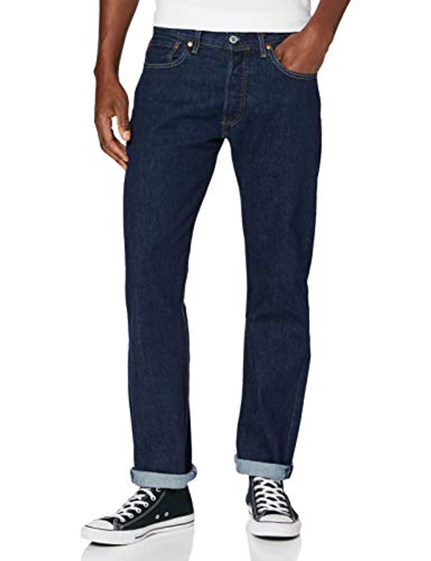 Levi's 501 Original Fit- Vaqueros para hombre, Azul