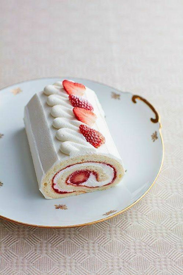 Restaurantes Cake roll morango strawberry 