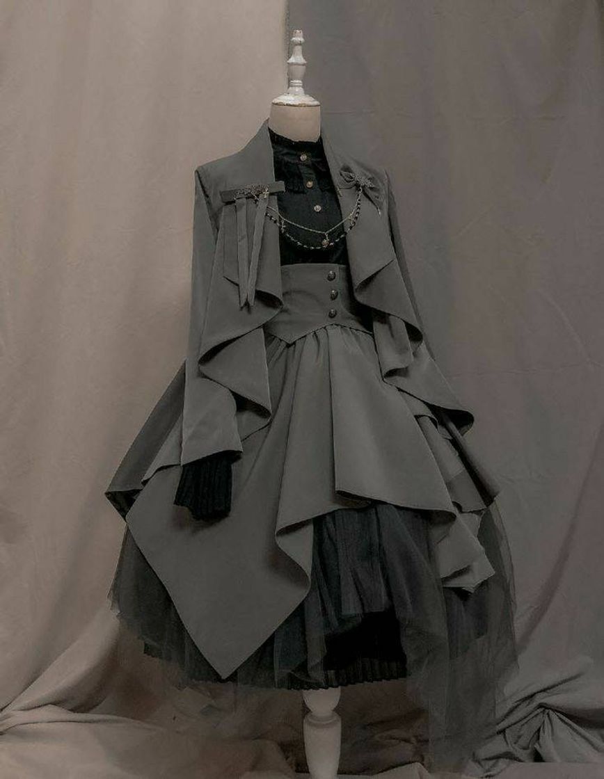 Fashion Old dress style dark lolita 