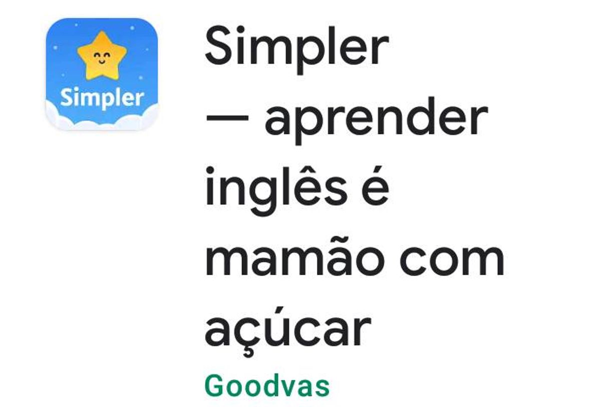 Apps Simple - App de Inglês