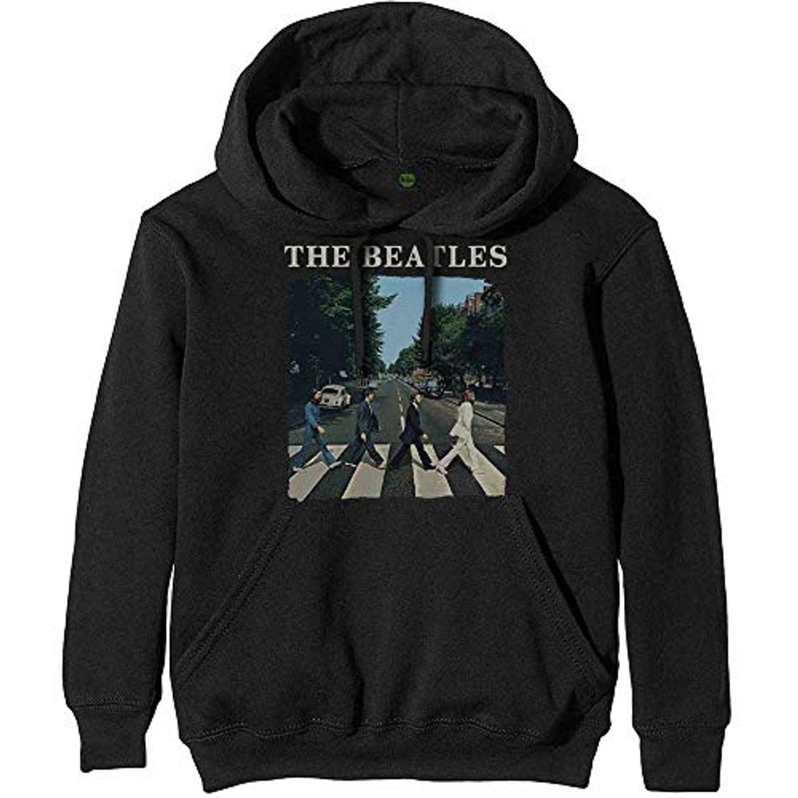 Moda The Beatles Abbey Road Pullover Capucha, Negro