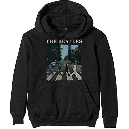 The Beatles Abbey Road Pullover Capucha, Negro