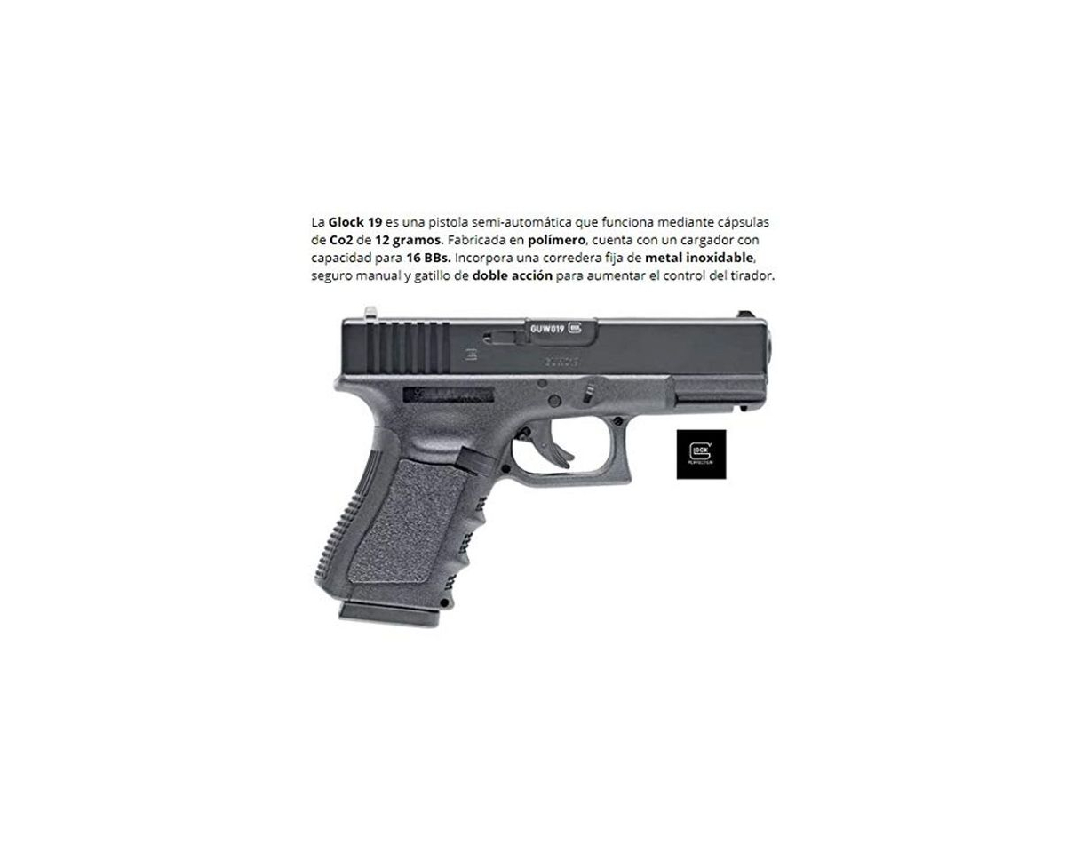 Products Umarex Glock 19 co2 corredera Metalica