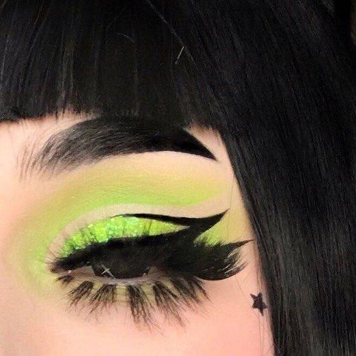 💚 ~ maquiagem verde