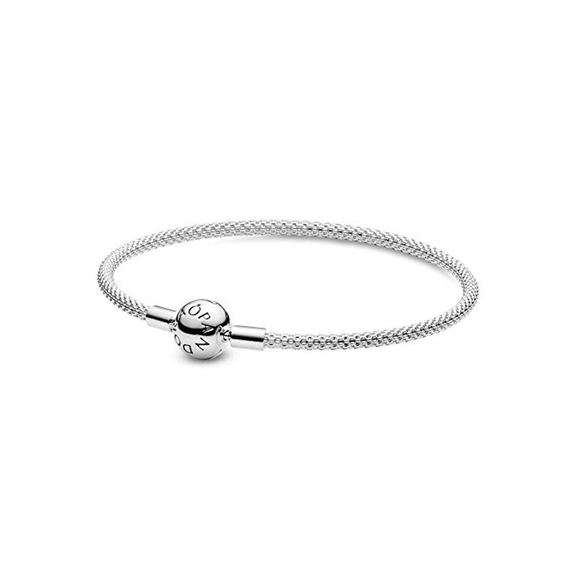 Belleza Pandora Pulsera cadena Mujer plata