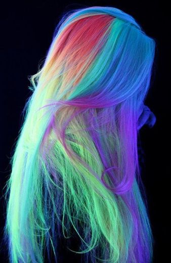 neon hair 