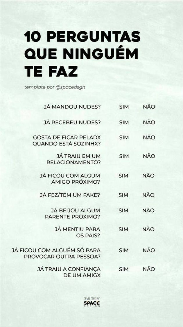 Moda Perguntas que ninguém te faz 