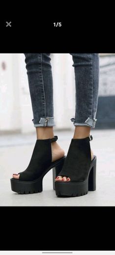 Tacones con plataforma