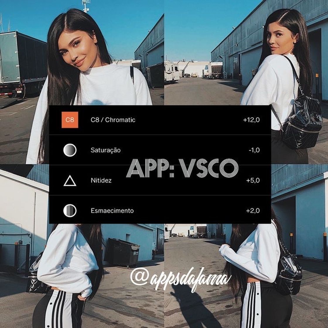 Filtros para usar no app VSCO 