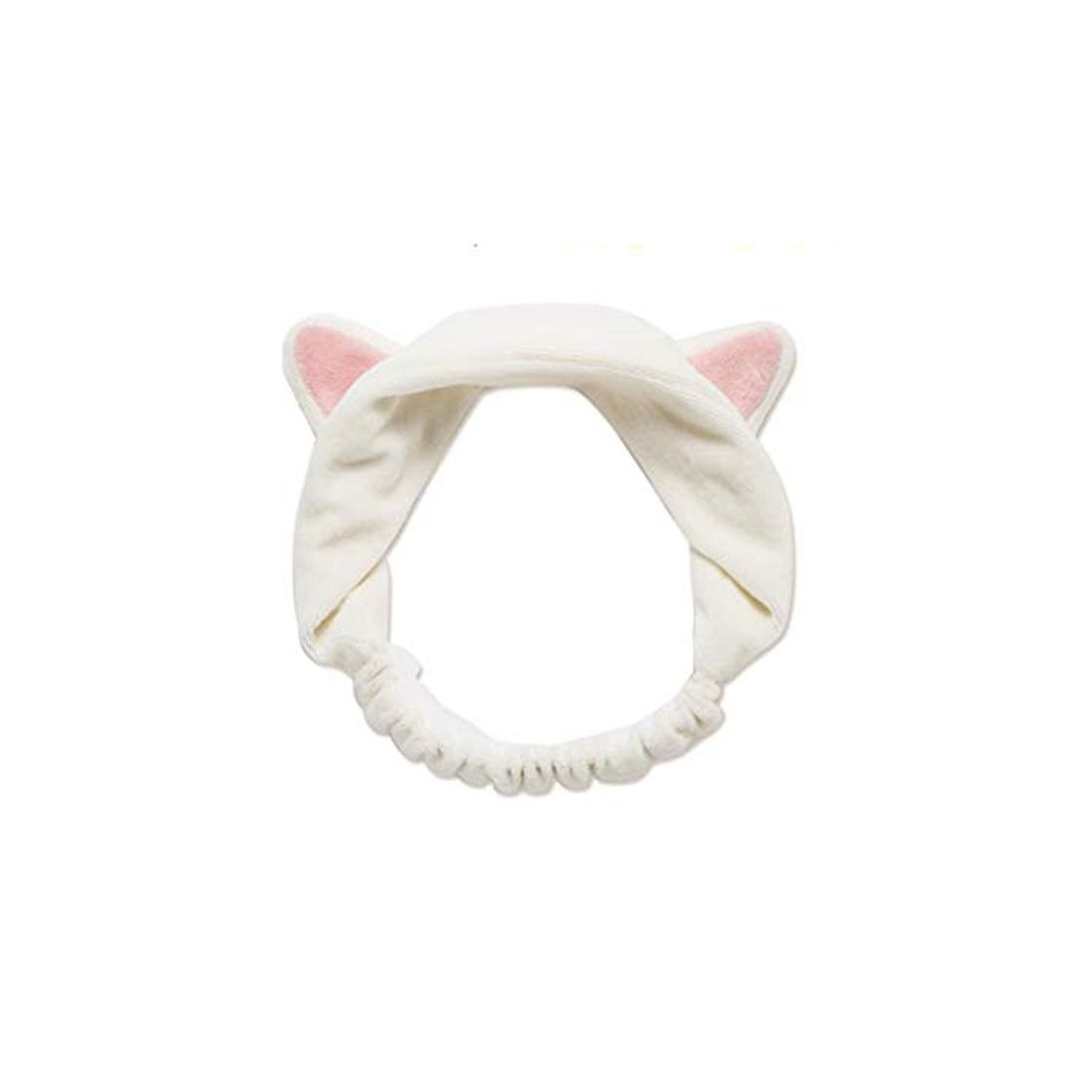 Moda Joyfeel Buy Bandas para el Cabello Linda Orejas de Gato Elásticas para Mujeres niña Blanco 1 Pieza