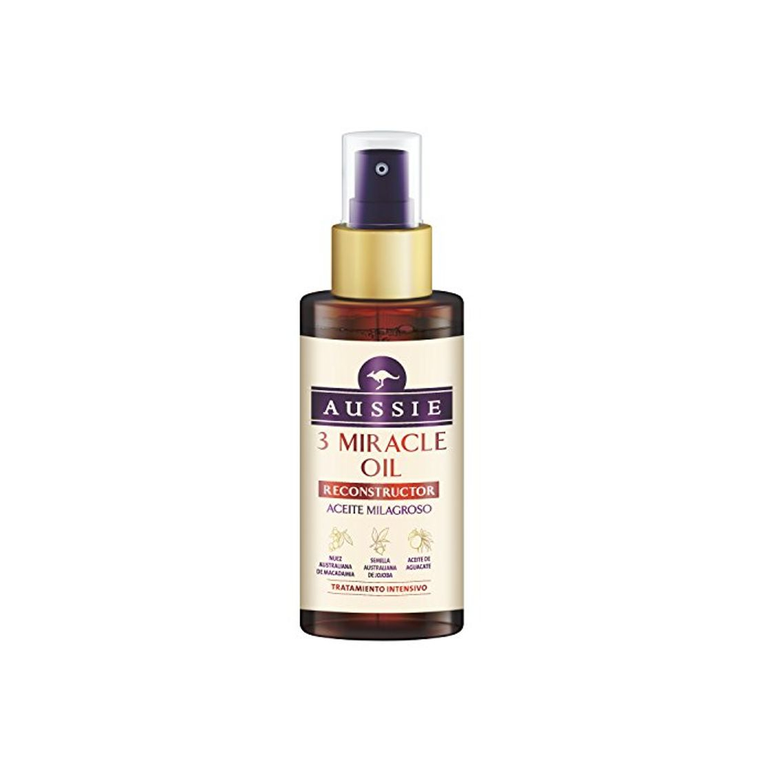 Producto Aussie 3 Miracle Oil Reconstructor Aceite Milagroso para Pelo Dañado