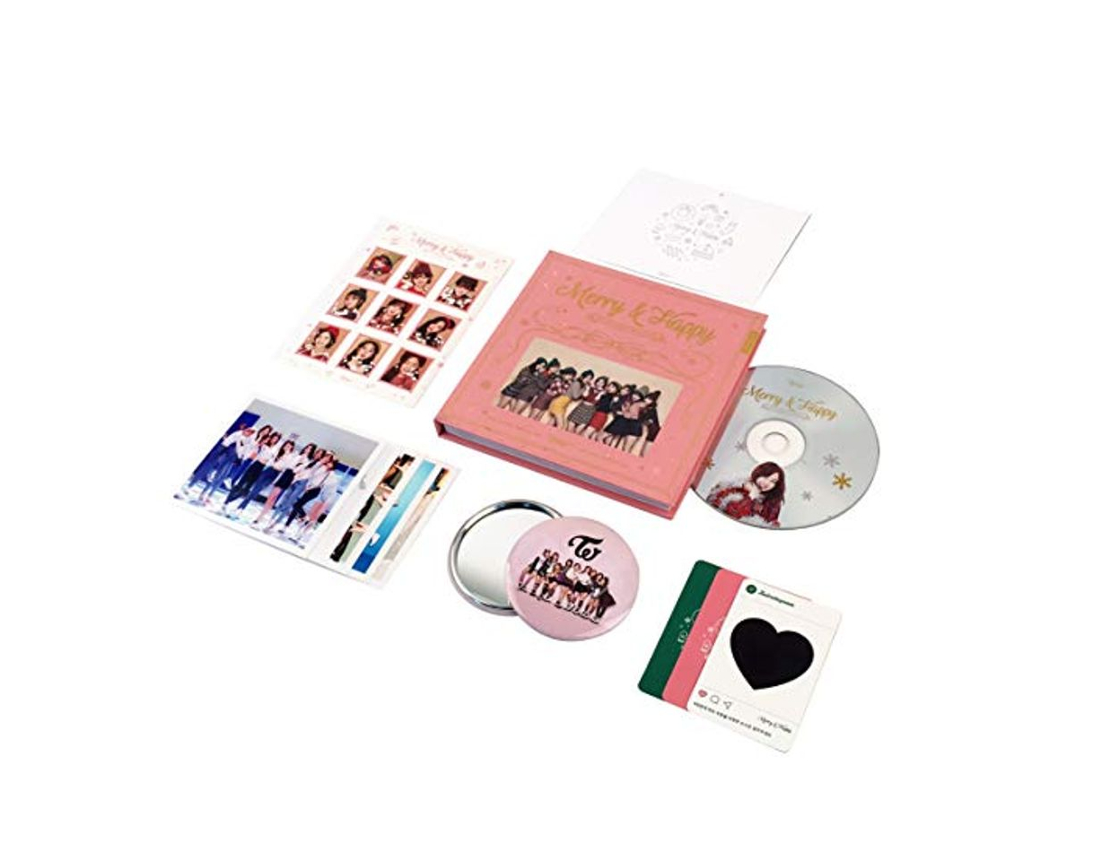 Products TWICE 1st Repackage Album - Merry & Happy [ HAPPY Ver. ]