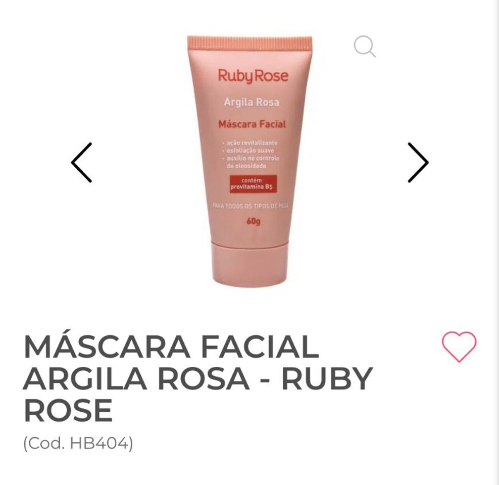 Fashion Tônico Facial Ruby Rose 