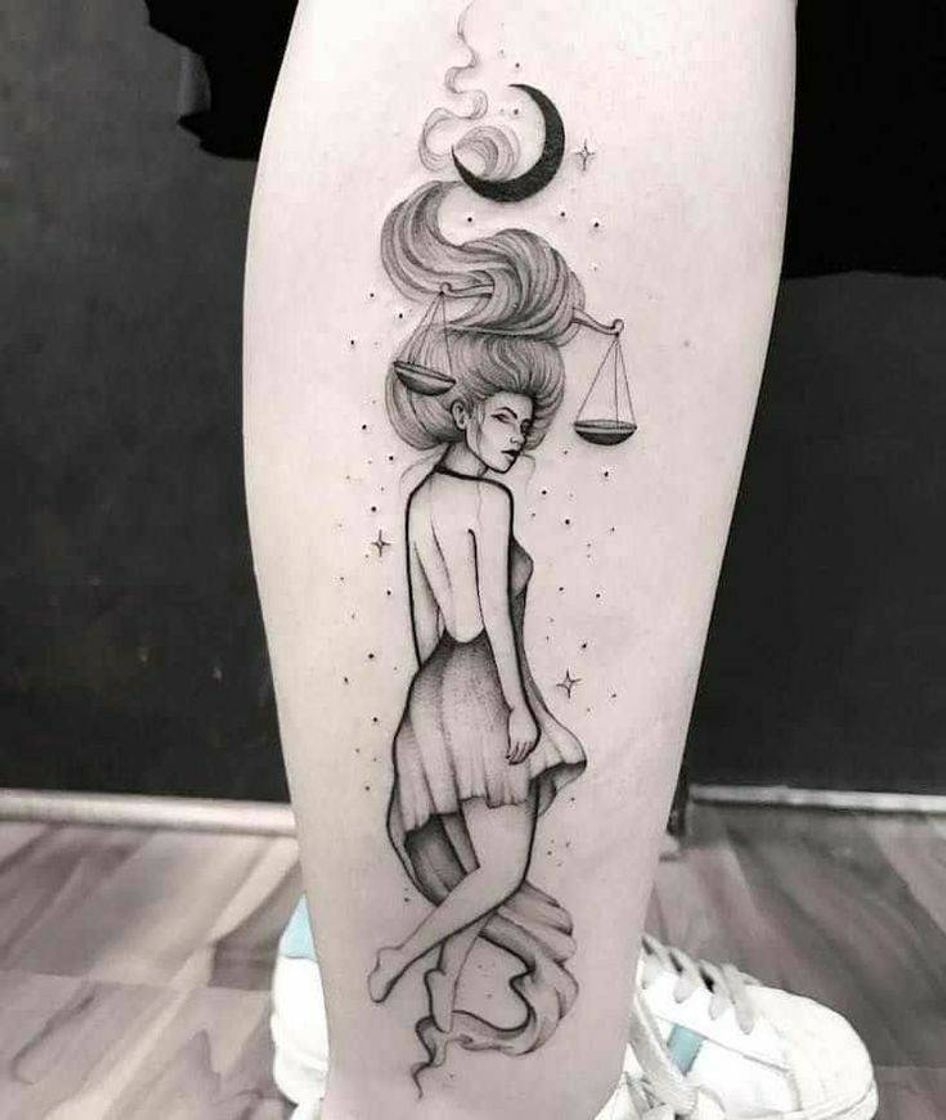 Moda Tattoo do signo Libra