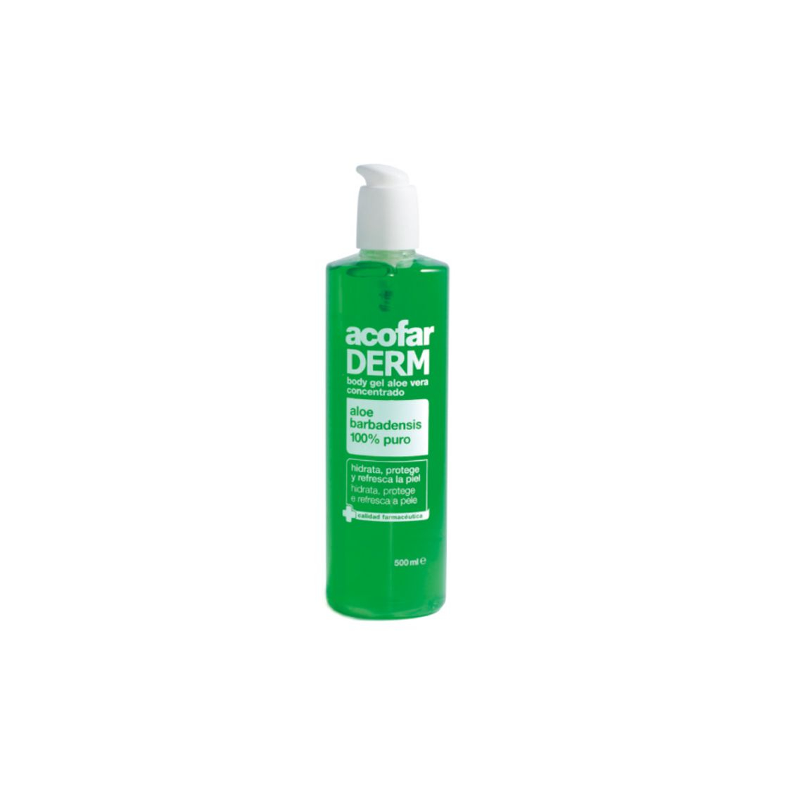 Body Gel Aloe Vera Acofarderm 500ml - Hidratación - Mifarma