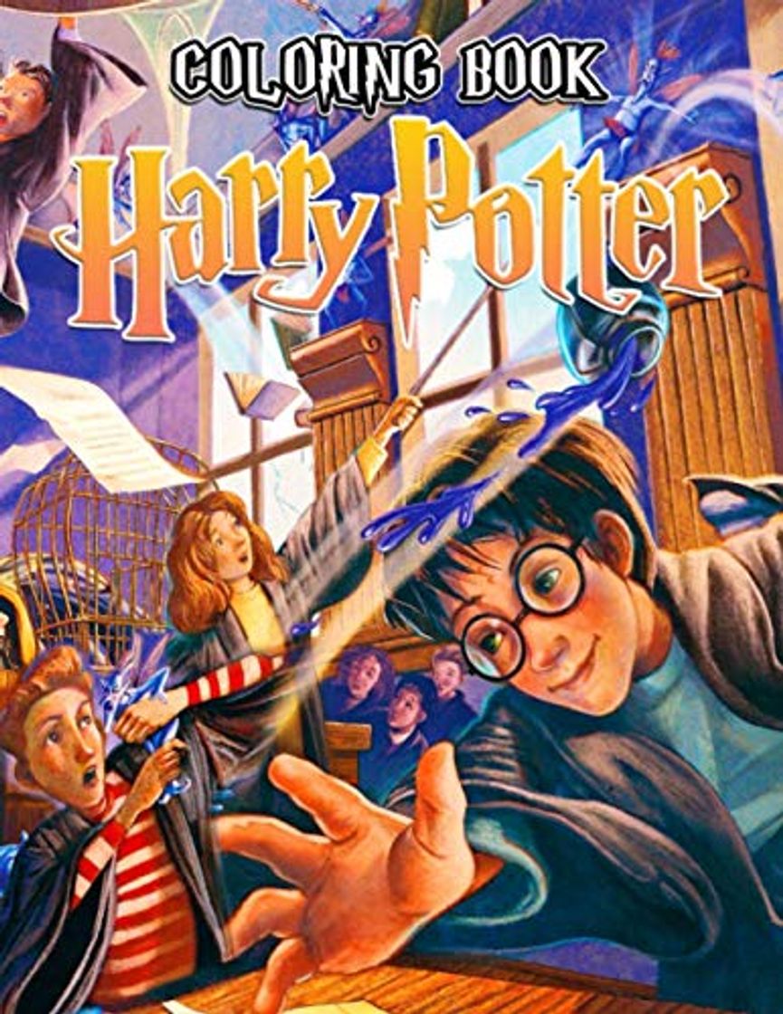 Libros Harry Potter Coloring Book: A Great Gifts For Adults Who Love Harry