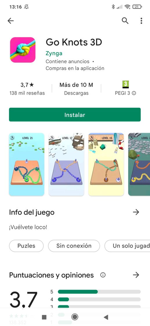 App Go Knots 3D