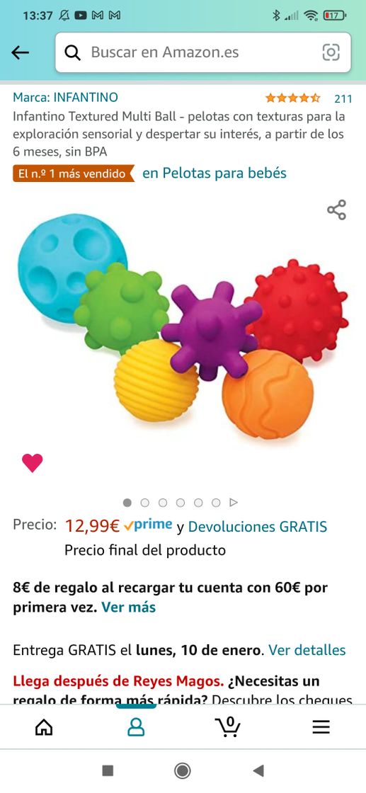 Producto Pelotas con texturas