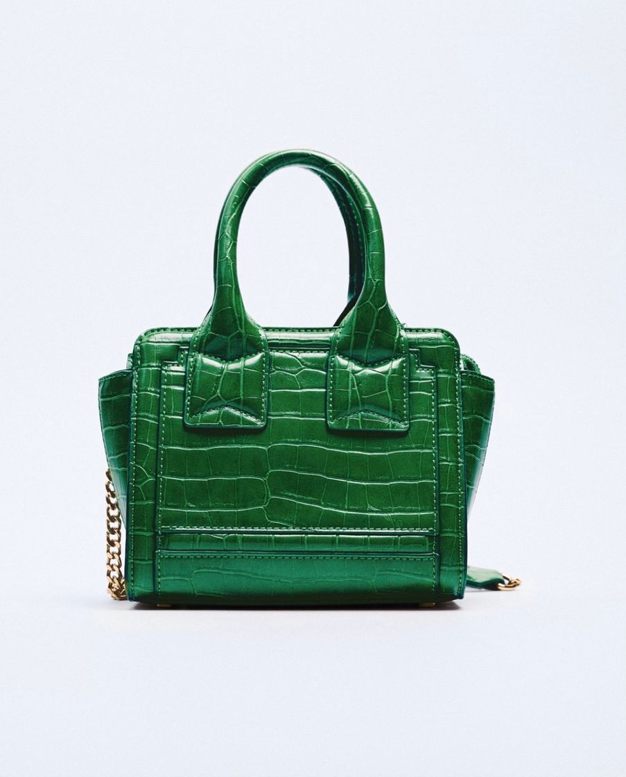 Fashion ANIMAL PRINT MINI CITY BAG - Green