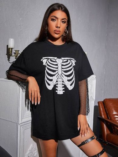 esqueleto > camiseta