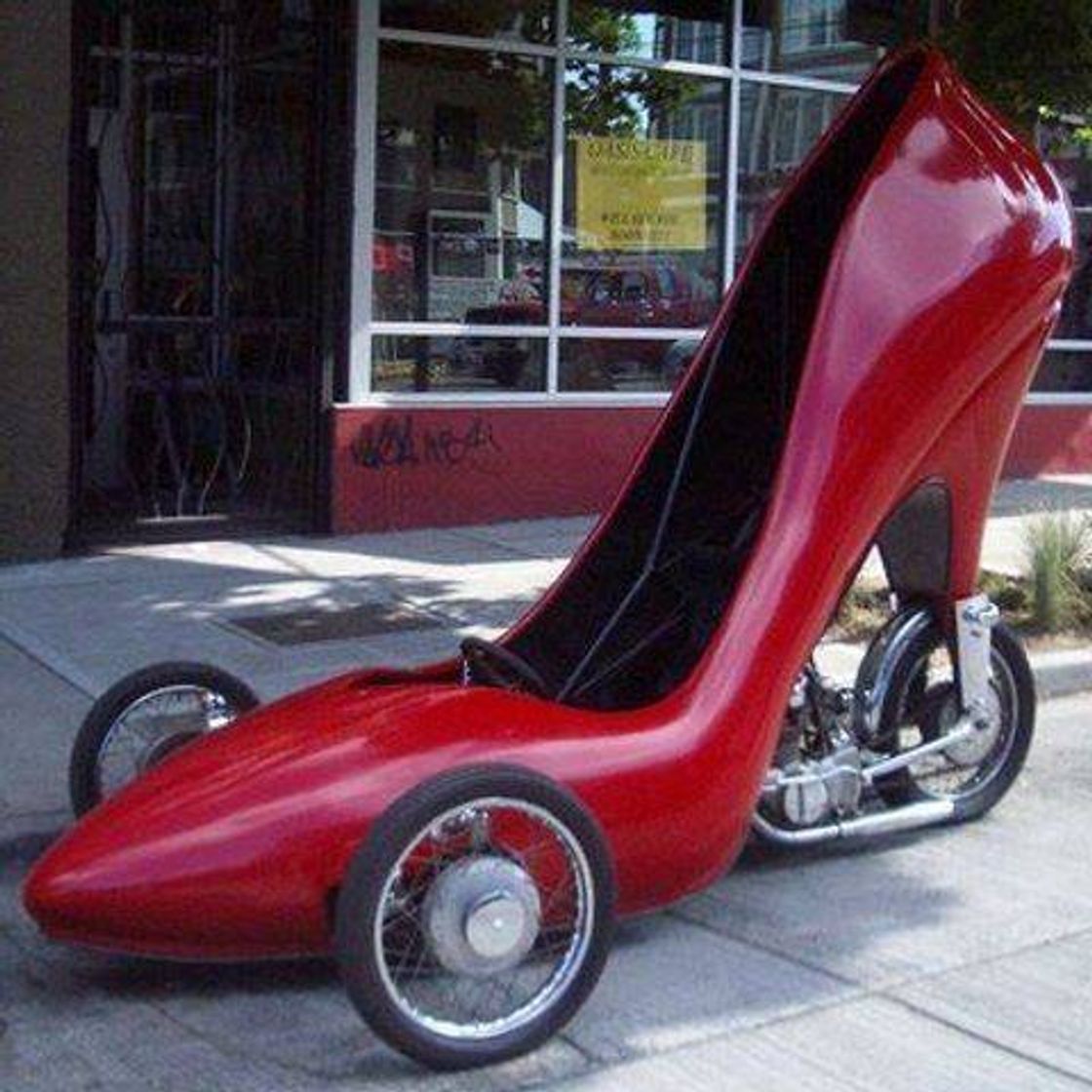 Moda Carro diferente😉👠