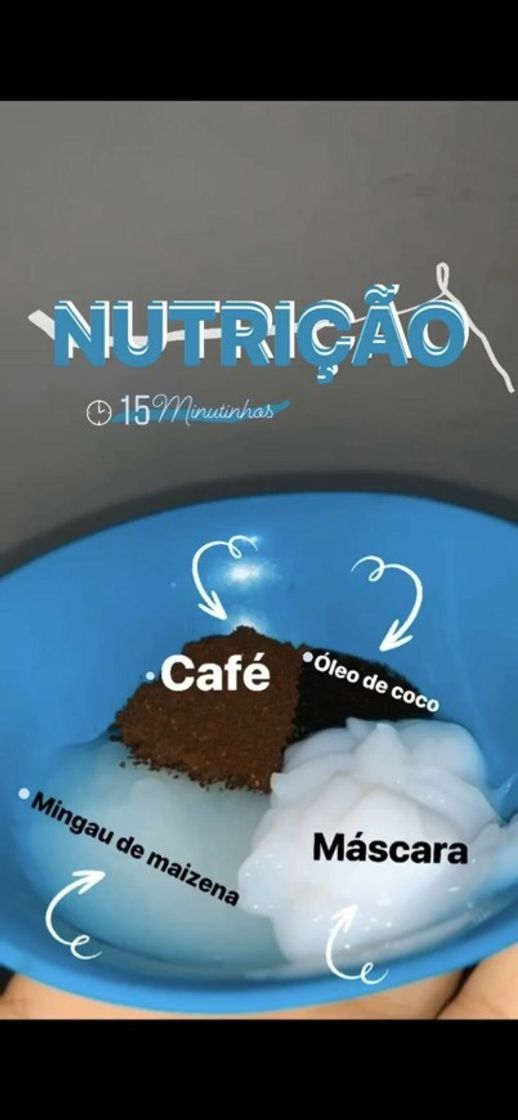 Moda Máscara nutrição 