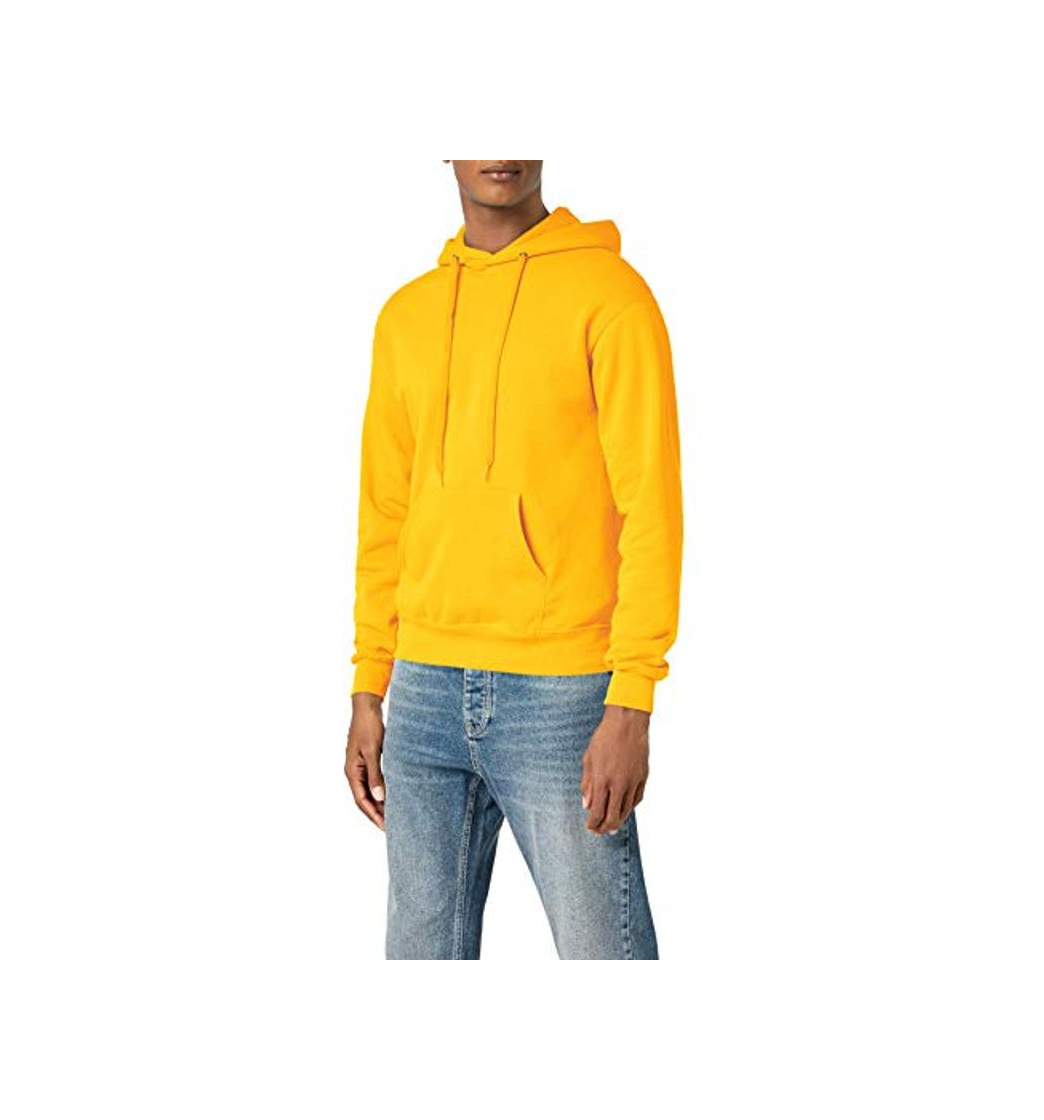 Fashion Fruit of the Loom SS026M, Sudadera con capucha Para Hombre, Amarillo