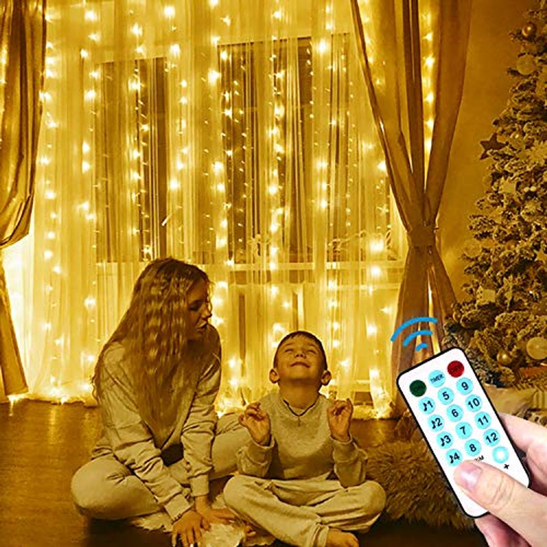 Social LECLSTAR Cortina de Luces LED USB