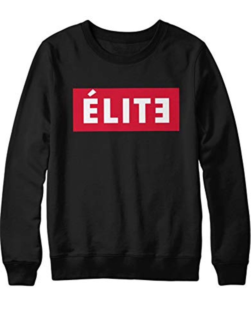 Moda HYPSHRT Hombre Sweatshirt Élite Red Block C001045 Negro M