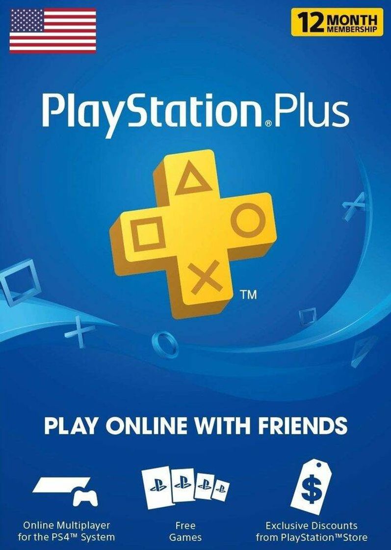 Producto PlayStation Plus 365 días USA PSN