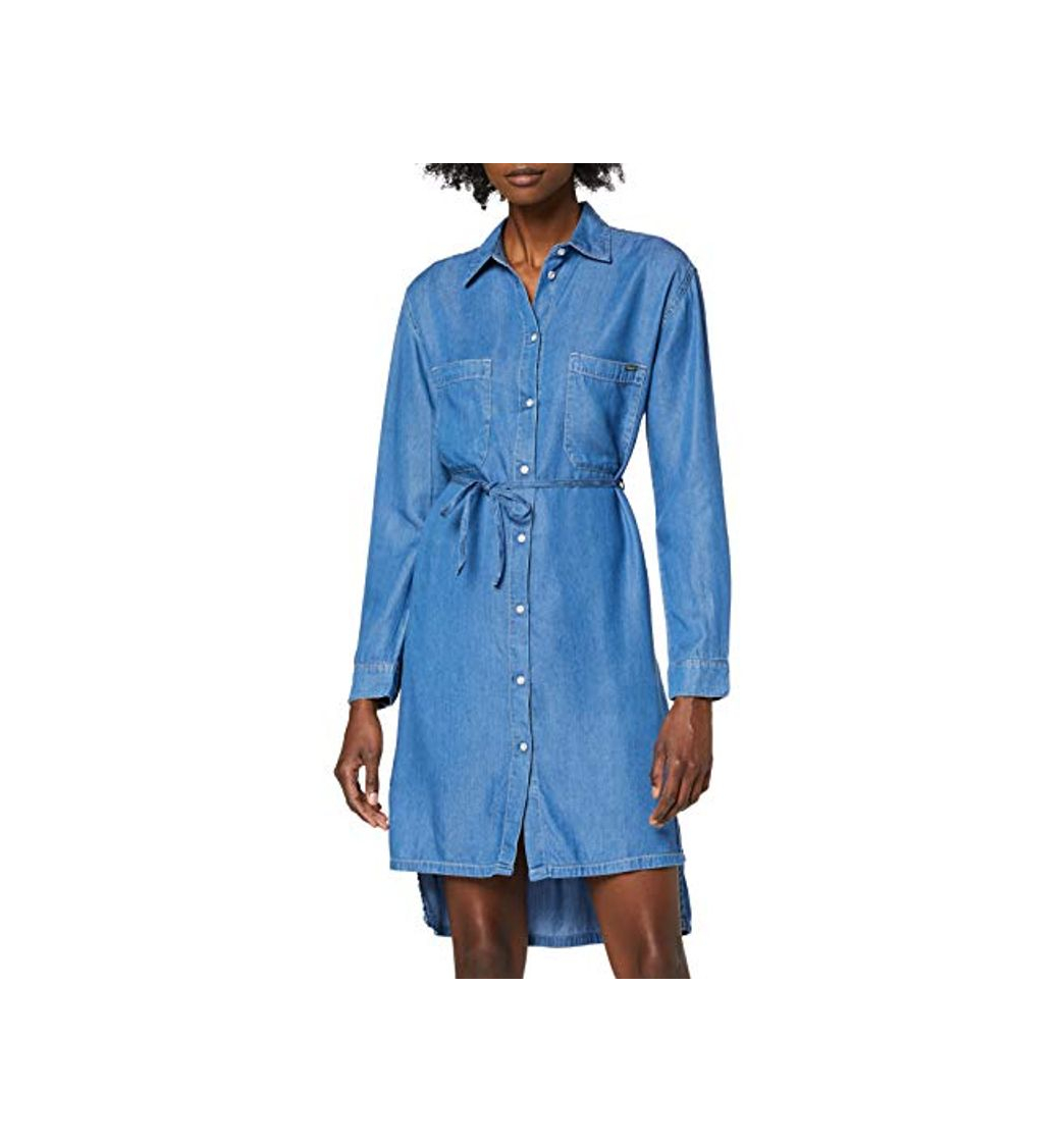 Moda Pepe Jeans Vestido, Azul