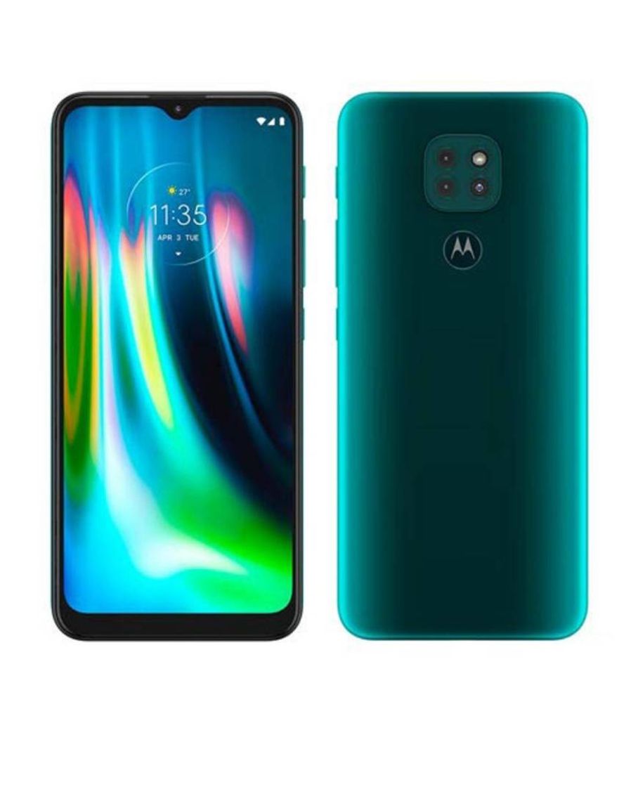 Fashion Smartphone Moto G9 Play Verde Turquesa, com Tela de 6,5", 4G