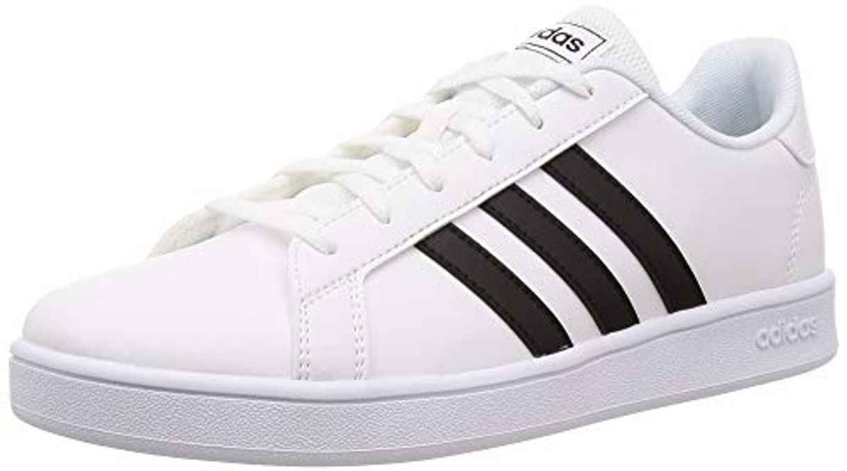 Moda Adidas - Zapatilla Casual Junior Grand Court k - Blanco